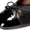 PAUL GREEN Womens Black Leather Lined Flats Size 10-5