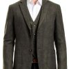 PJ PAUL JONES Tweed Blazer Mens Herringbone Design-2