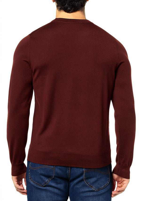 Mens Pullover Sweater PS Paul Smith Crew Neck Ribbed-1
