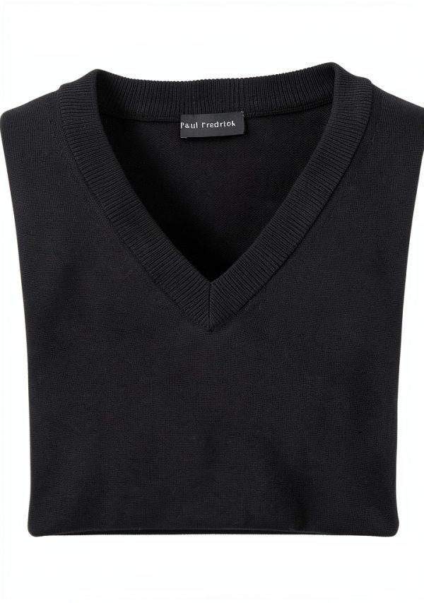 Men's Supima Cotton V-Neck Tank Shirt Fully Fashioned Fit-5