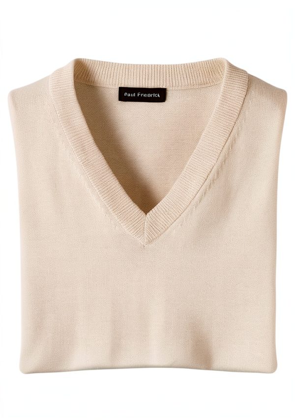 Men Supima Cotton V Neck Tank Shirt KMU300V Tall Sizes-5