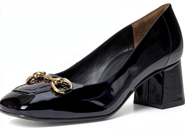 PAUL GREEN Womens Leather Lined Pumps Black Size 6-6