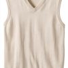 Men Supima Cotton V Neck Tank Shirt KMU300V Tall Sizes-0