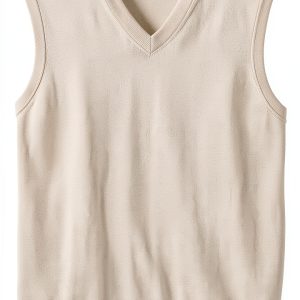Men Supima Cotton V Neck Tank Shirt KMU300V Tall Sizes-0