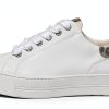 Paul Green Womens Sneakers Leather Lined White Almond Combo-3