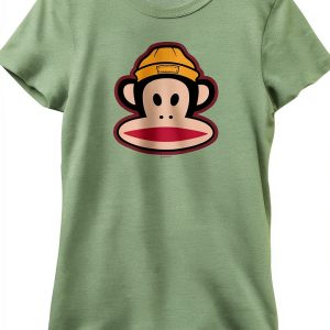Fifth Sun Girls Tee Green Apple Cartoon Cotton Polyester-0