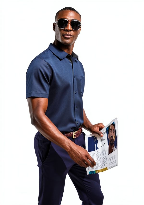 Mens Silk Button Down Shirt Premium Fabric Multiple Colors-3