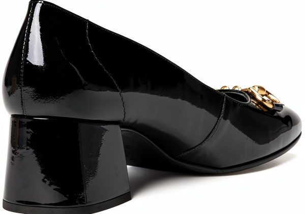 PAUL GREEN Womens Leather Lined Pumps Black Size 6-4