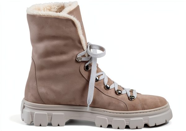 Paul Green Womens Ankle Boots Grey Lace Up Warm Lined-0