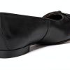 PAUL GREEN Womens Black Leather Lined Flats Size 10-4