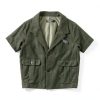 Men's Tweed Vest Retro Design Slim Fit Army Green Coffee-3