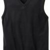 Men's Supima Cotton V-Neck Tank Shirt Fully Fashioned Fit-0