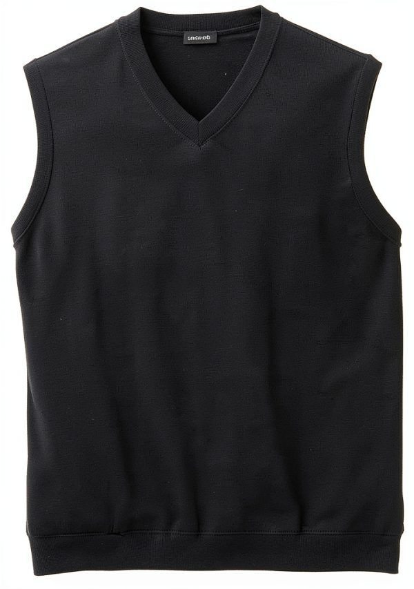 Men's Supima Cotton V-Neck Tank Shirt Fully Fashioned Fit-0