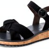 Paul Green Womens Black Suede Sandals Leather Lined-6