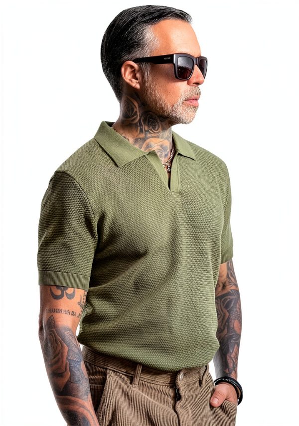 PJ PAUL JONES Mens Knit Polo Shirt Soft Comfortable Golf-4