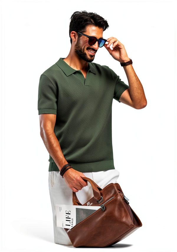 PJ PAUL JONES Mens Knit Polo Shirt Soft Comfortable Golf-3