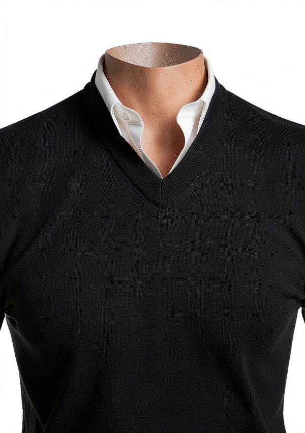 Men's Supima Cotton V-Neck Tank Shirt Fully Fashioned Fit-2