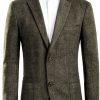 PJ PAUL JONES Tweed Blazer Mens Herringbone Design-0