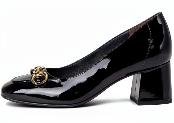 PAUL GREEN Womens Leather Lined Pumps Black Size 6-3