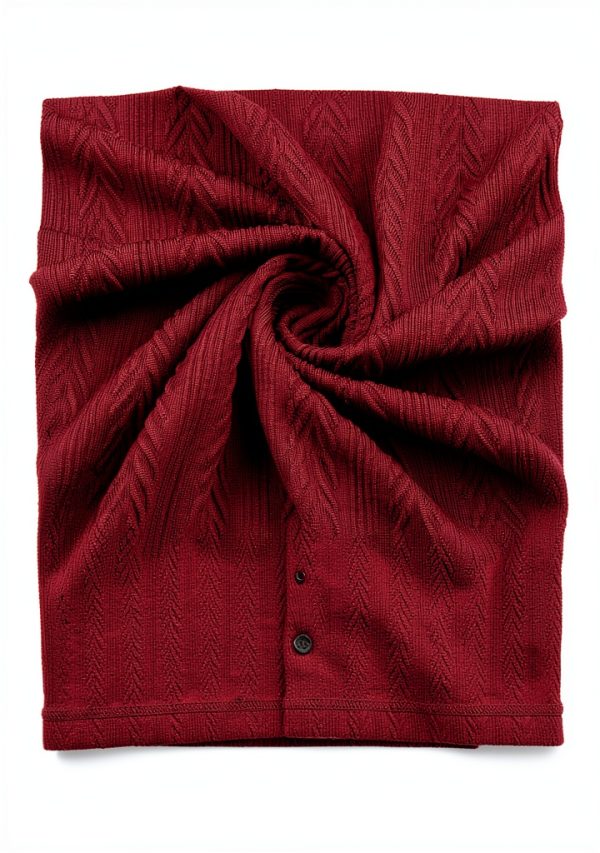 Mens Textured Polo Shirt Soft Fabric Classic Design Colors-5