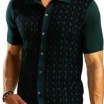 Mens Polo Shirt PJ Paul Jones Contrast Design Stretch Fit-0