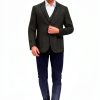 PJ PAUL JONES Tweed Blazer Mens Herringbone Design-3