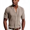 PJ Paul Jones Mens Knit Button Down Shirt Soft Stretch-4