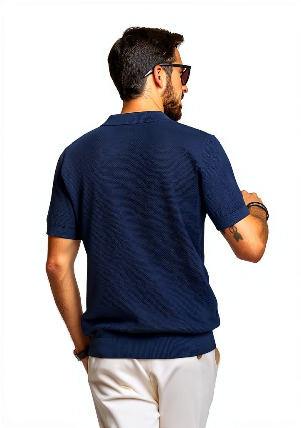 PJ PAUL JONES Mens Knit Polo Shirt Soft Comfortable Golf-4