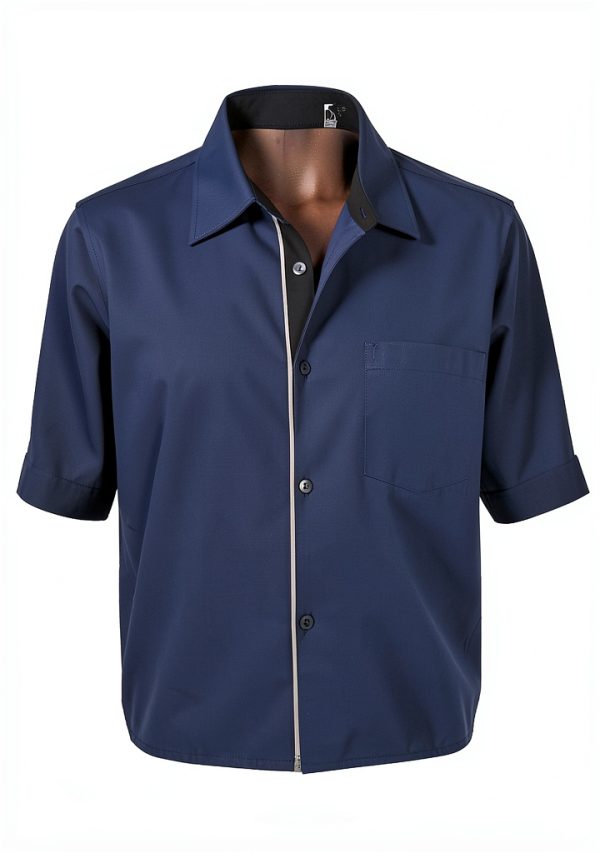 Mens Silk Button Down Shirt Premium Fabric Multiple Colors-2