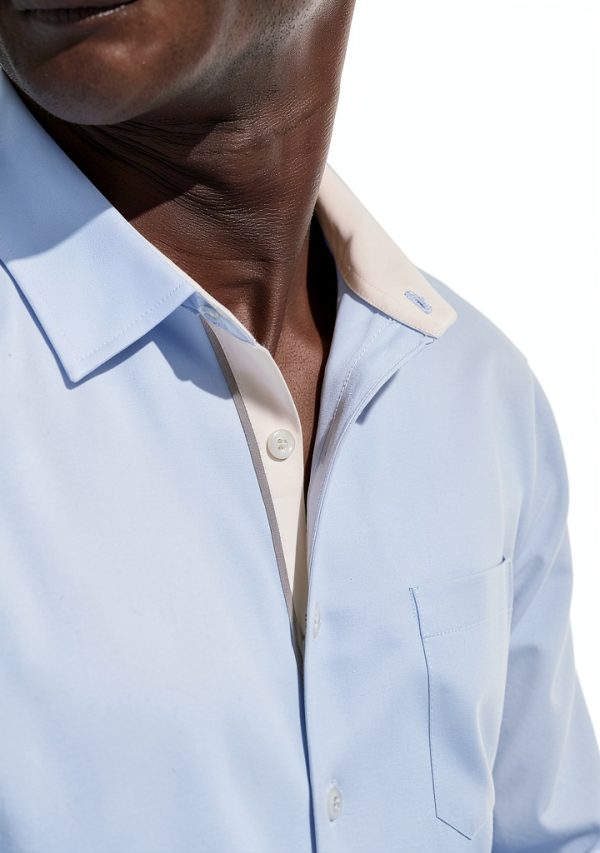 Mens Silk Button Down Shirt Premium Fabric Multiple Colors-2