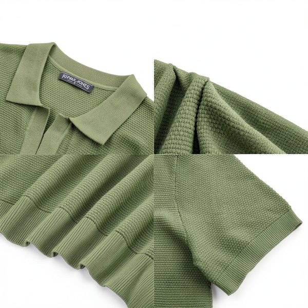 PJ PAUL JONES Mens Knit Polo Shirt Soft Comfortable Golf-6