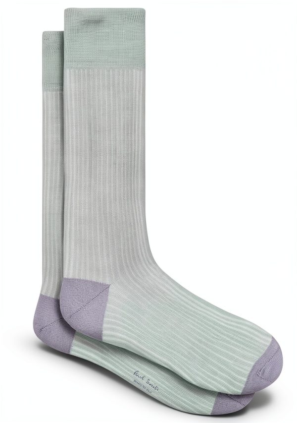 Paul Smith Mens Socks Breathable Cotton Emerald Green-0