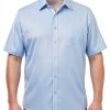 Mens Silk Button Down Shirt Premium Fabric Easy Care-4
