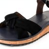 Paul Green Womens Black Suede Sandals Leather Lined-5