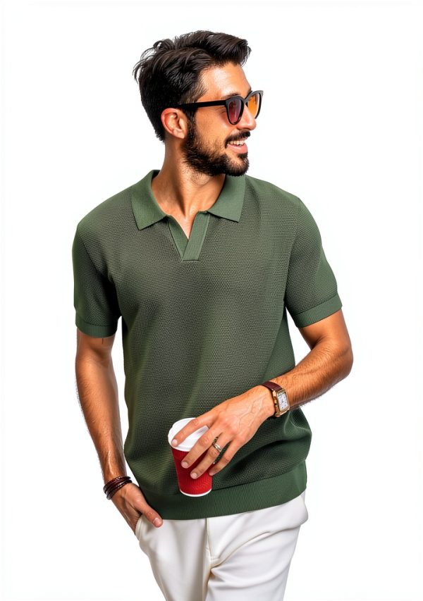 PJ PAUL JONES Mens Knit Polo Shirt Soft Comfortable Golf-2
