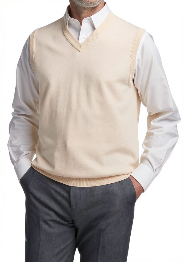 Men Supima Cotton V Neck Tank Shirt KMU300V Tall Sizes-1