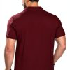 Mens Textured Polo Shirt Soft Fabric Classic Design Colors-3
