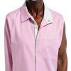 Mens Silk Button Down Shirt Premium Fabric Multiple Colors-2