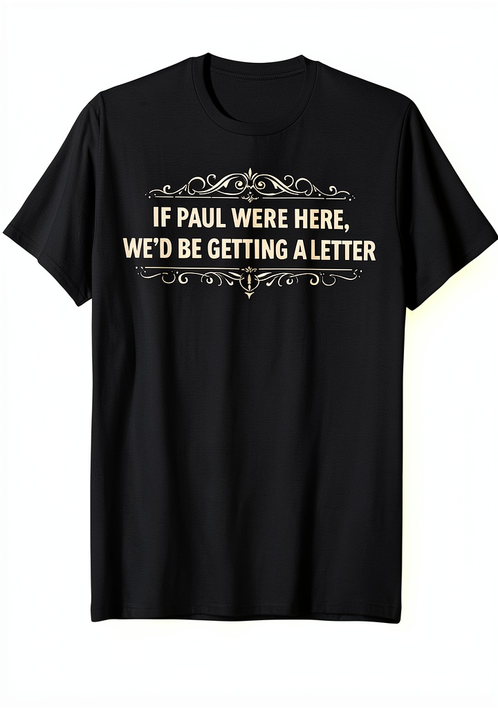 Person wearing the funny political t-shirt in a casual setting