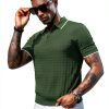 PJ Paul Jones Mens Knit Polo Shirt Quarter Zip Comfortable-3