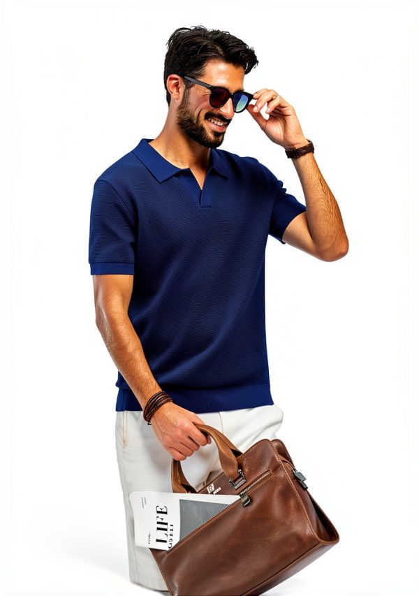 PJ PAUL JONES Mens Knit Polo Shirt Soft Comfortable Golf-3