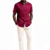 Mens Silk Button Down Shirt Premium Fabric Multiple Colors-1