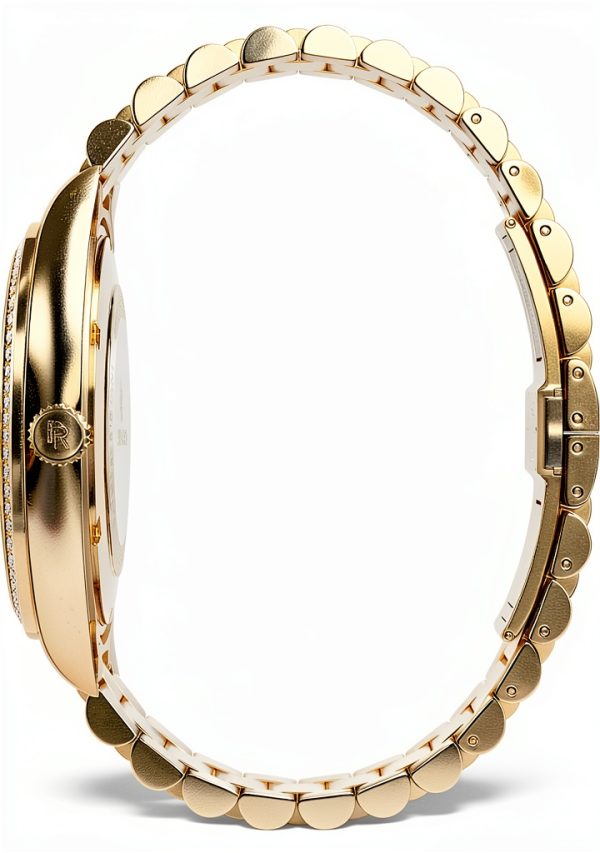 Paul Rich Mens Watch Green Dial Quartz Movement Gold Silver-2