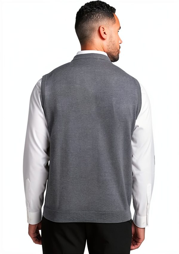 Supima Cotton Mens Tank Shirt V-Neck Pullover Fully-4