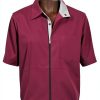 Mens Silk Button Down Shirt Premium Fabric Multiple Colors-2