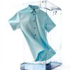 PJ Paul Jones Mens Short Sleeve Button Down Shirt-4