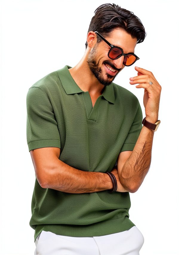 PJ PAUL JONES Mens Knit Polo Shirt Soft Comfortable Golf-1