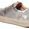 Paul Green Womens Leather Shoes Comfortable Footbed Silver-2