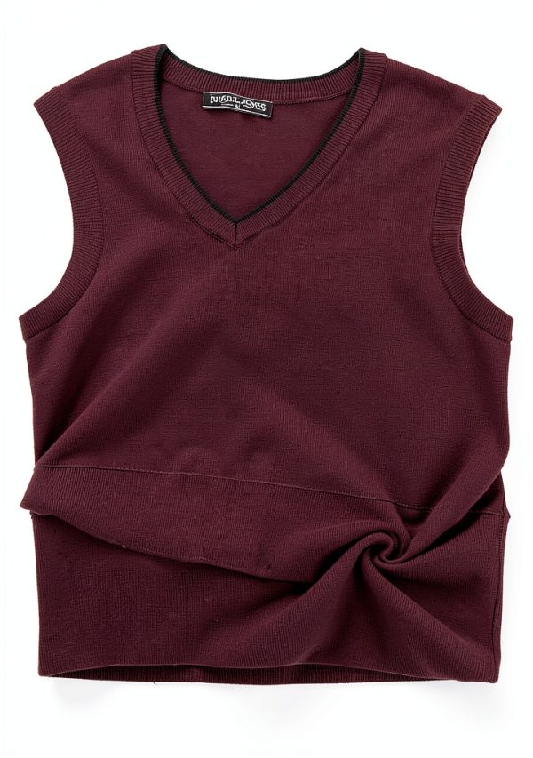 PJ Paul Jones Mens Wool Sweater Vest V-Neck Layering-4