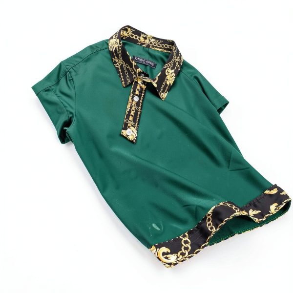 Mens Satin Silk Hawaiian Shirt Lightweight Summer Casual-5